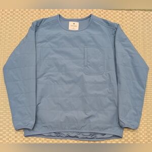 Snow Peak Flexible Insulated Crew Neck Light Blue Men's Size Medium
